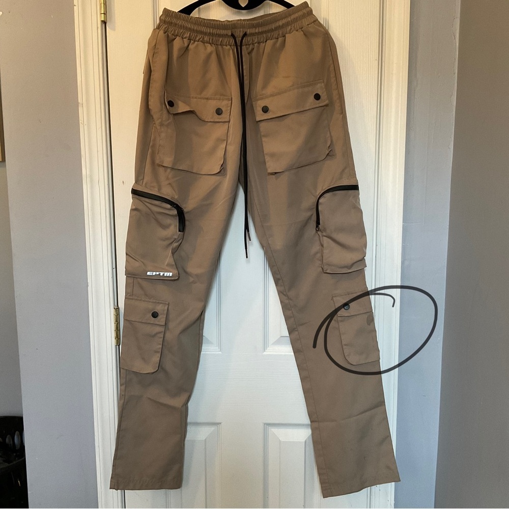 EPTM Unisex Tan Cargo Pants (Out of Stock) - Picture 6 of 7